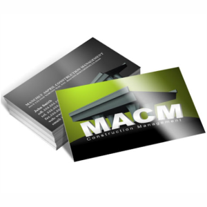 Çİft yÖn parlak selefonlu kartvİzİt