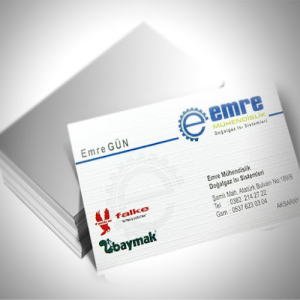 tuale renklİ tek yÖn kartvİzİt